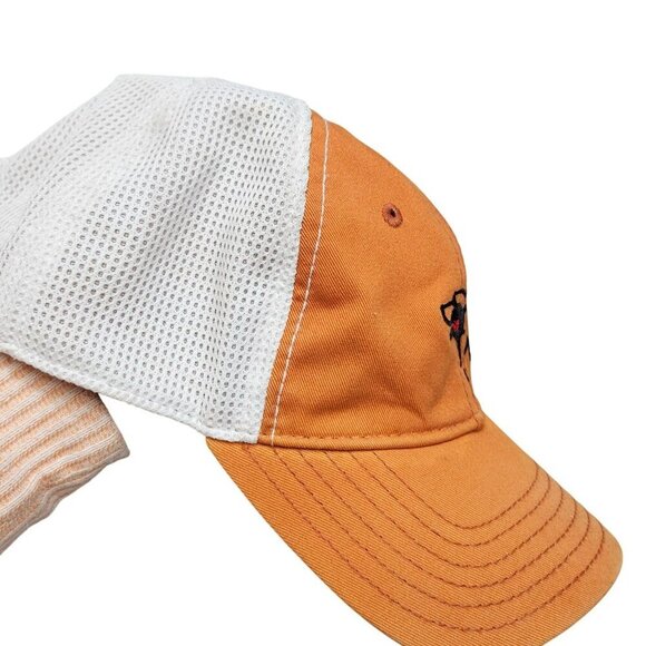 Drop Top Amber Ale Mesh Trucker Hat Adjustable Fit White Orange Dog‎ Embroidery - Picture 7 of 9